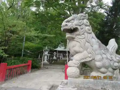温泉神社～磐梯熱海温泉～の狛犬