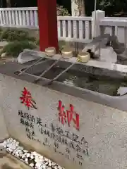 岩井八坂神社の手水