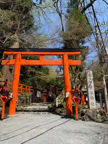 貴船神社の鳥居