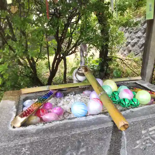 四倉諏訪神社の手水