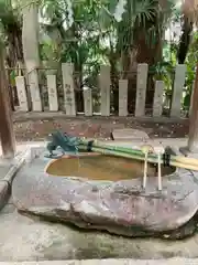 安居神社の手水