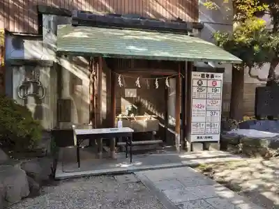 難波八阪神社の手水舎