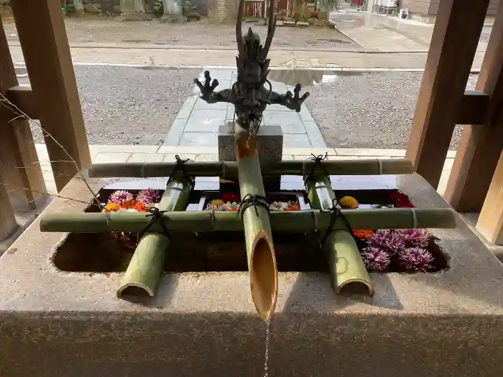 安江八幡宮(金沢水天宮)の手水舎