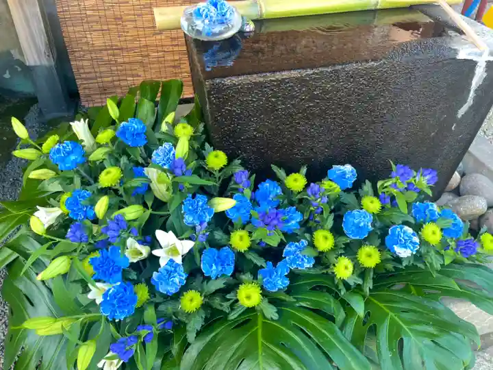 上尾御嶽神社の手水舎