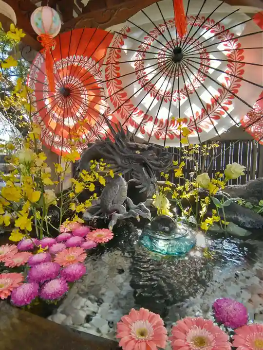 法輪寺の手水舎