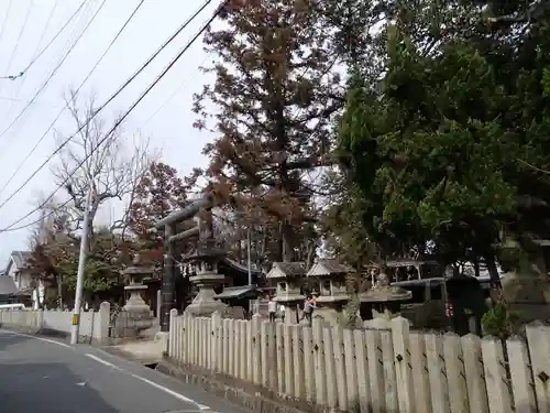 楢神社の周辺