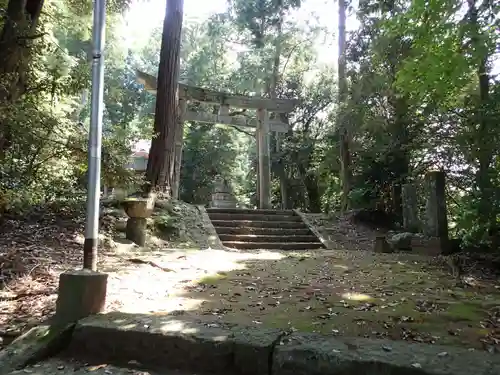 志加奴神社の鳥居