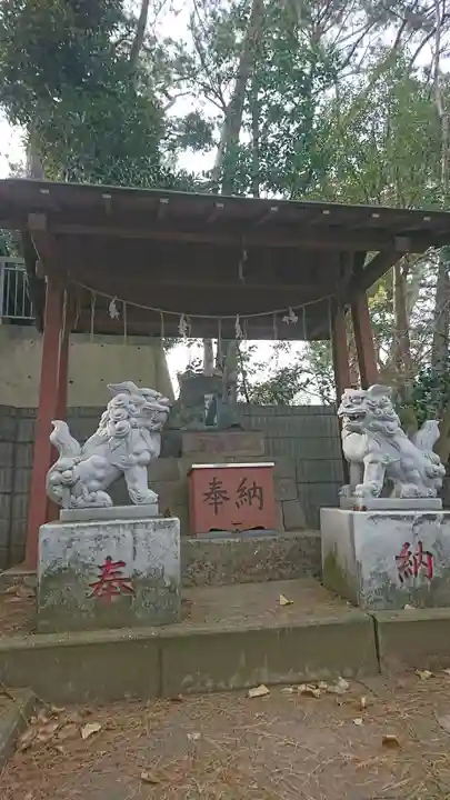 山野浅間神社の狛犬