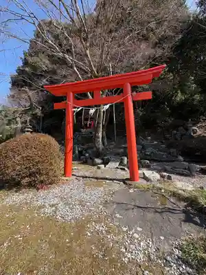 鮎原劔神社の鳥居