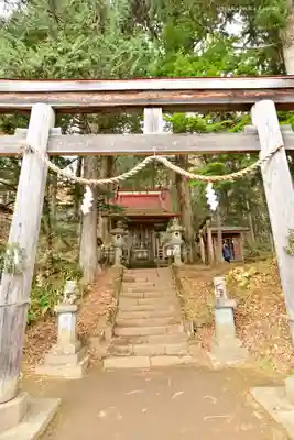 中社五斎神社の鳥居