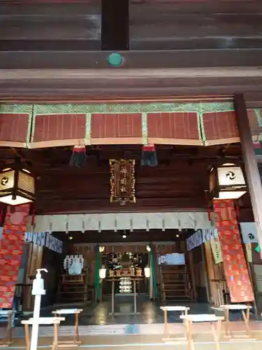 安久美神戸神明社の本殿・本堂