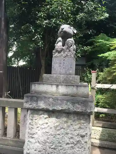 調神社の狛犬