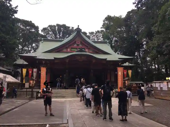 世田谷八幡宮の本殿・本堂