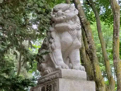 東神楽神社の狛犬