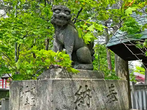 岩見澤神社の狛犬