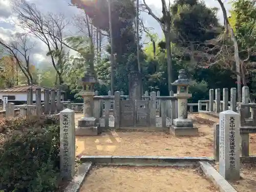 自玉手祭来酒解神社のお墓