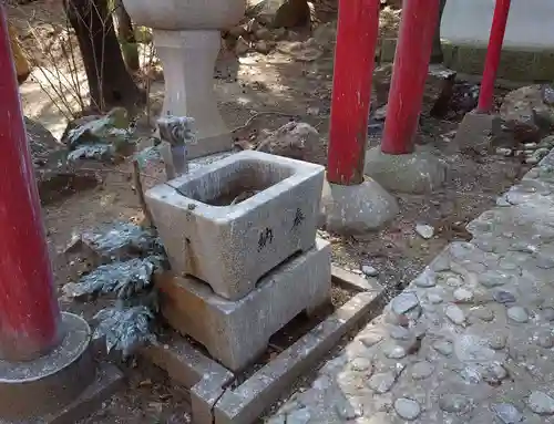 石森稲荷神社の手水舎