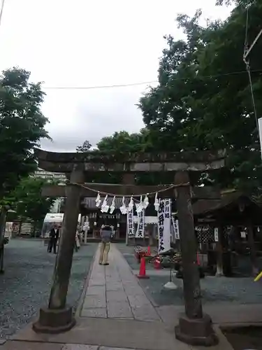 川越熊野神社の鳥居