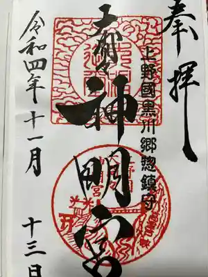 大間々神明宮(群馬県)