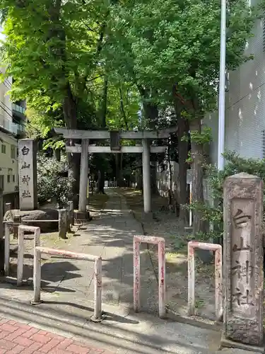 白山神社の鳥居