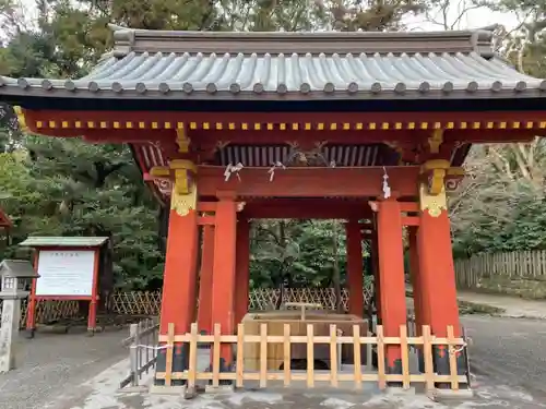 鶴岡八幡宮の手水舎