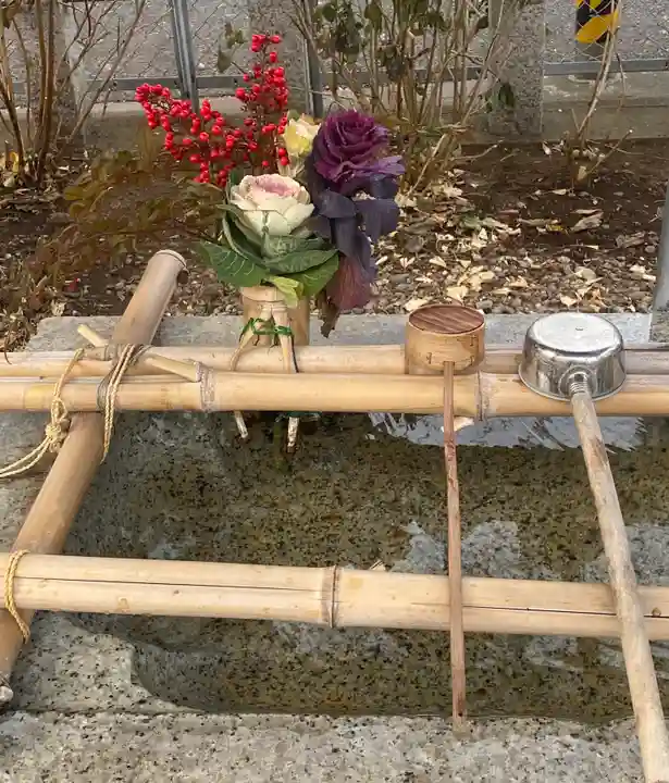 庚申神社の手水舎