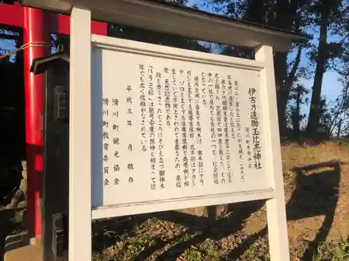 伊古乃速御玉比売神社の歴史