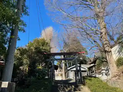 常盤日枝神社の鳥居