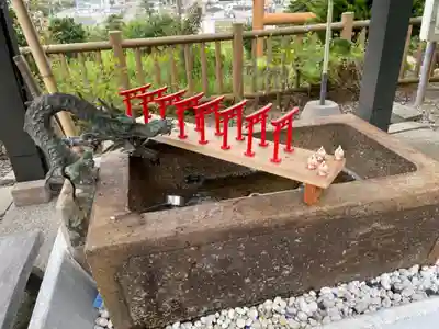 浦幌神社・乳神神社の手水舎