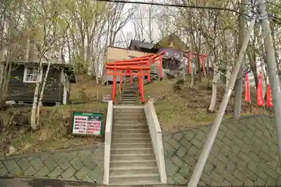 清田稲荷神社の鳥居