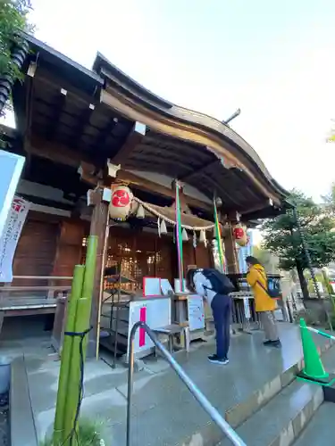 鳩森八幡神社の本殿・本堂