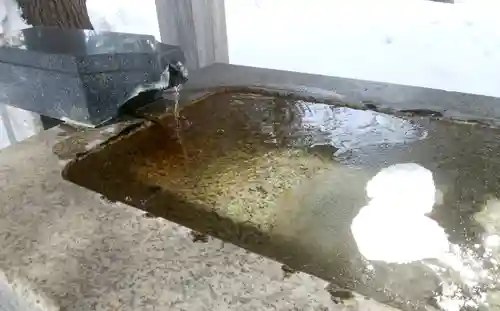 栗沢神社の手水