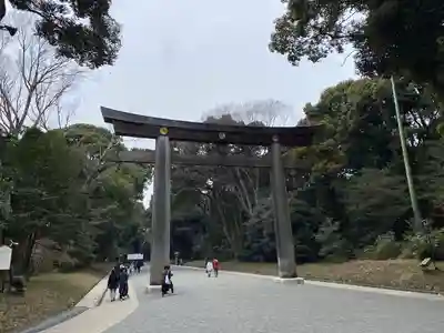 明治神宮の鳥居