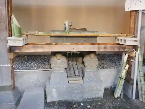 菊名神社の手水舎