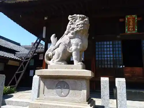 業葉神社の狛犬