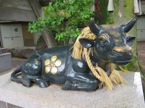 新井天神北野神社の狛犬