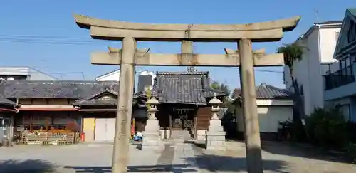 八幡神社の鳥居