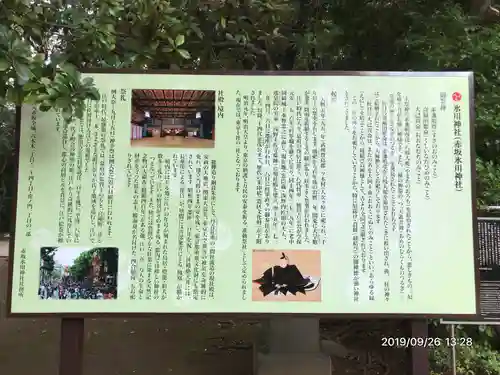 赤坂氷川神社の歴史