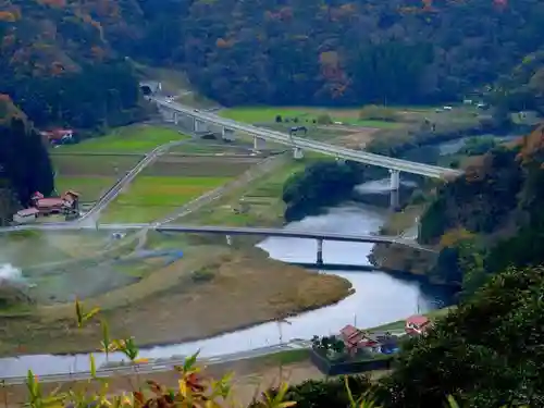 朝山神社の景色