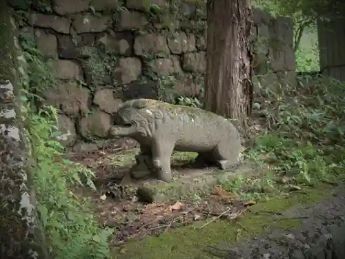 青龍神社の狛犬