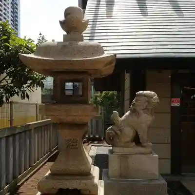 住吉神社 勝どき御旅所の狛犬