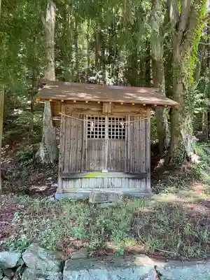 安智羅神社(松尾古城跡)の本殿・本堂