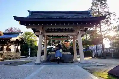植田八幡宮の手水舎