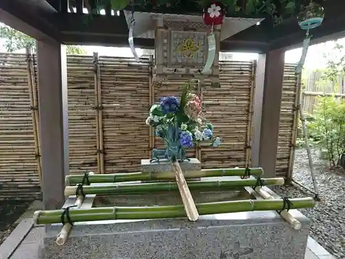 菟橋神社の手水舎