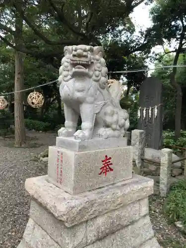 菊田神社の狛犬