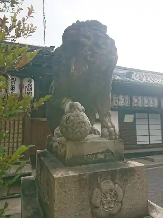 元祇園梛神社・隼神社の狛犬