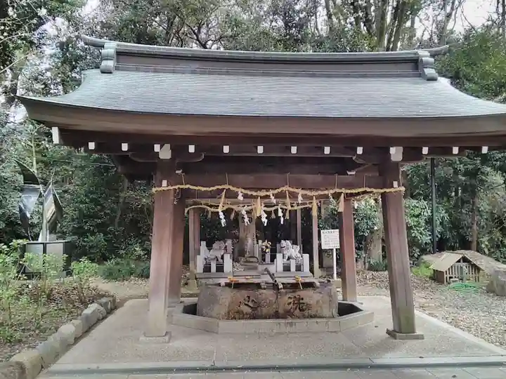 愛知縣護國神社の手水舎