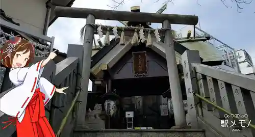 元三島神社の鳥居