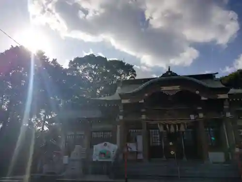 到津八幡神社の本殿