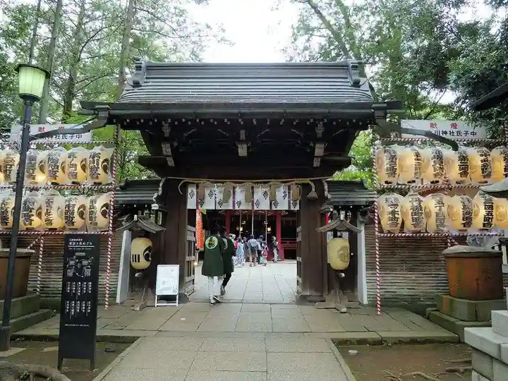 赤坂氷川神社の山門・神門